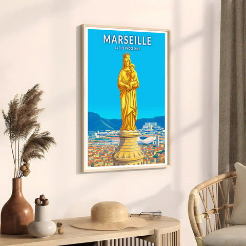 Affiche - Marseille - La Cité Phocéenne