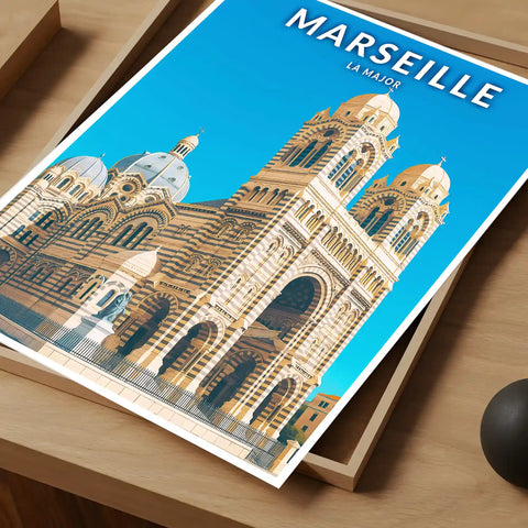 Affiche - Marseille - La Major