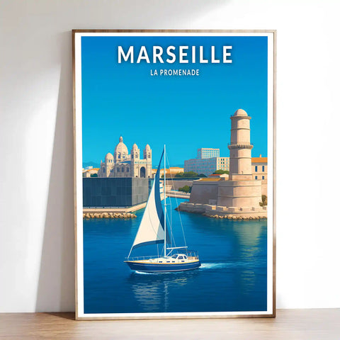 Affiche - Marseille - La Promenade