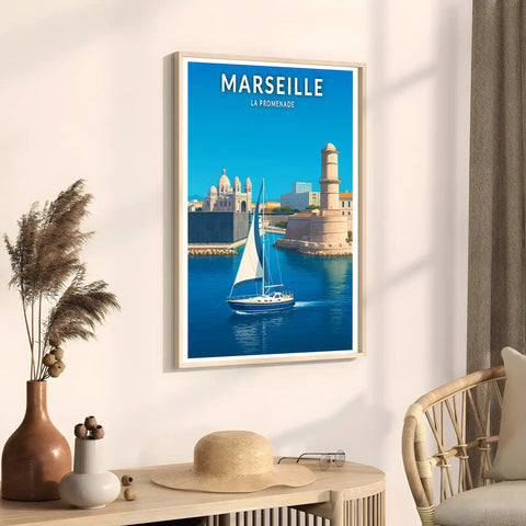 Affiche - Marseille - La Promenade