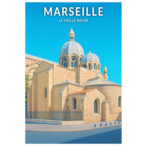 Affiche - Marseille - La Vieille Major
