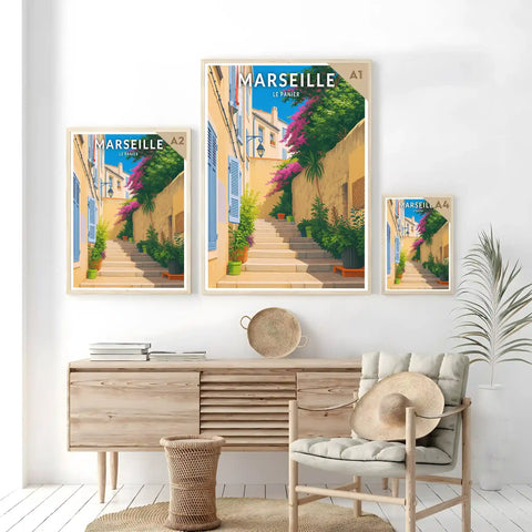 Affiche - Marseille - Le Panier