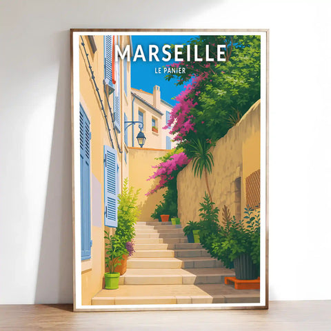 Affiche - Marseille - Le Panier