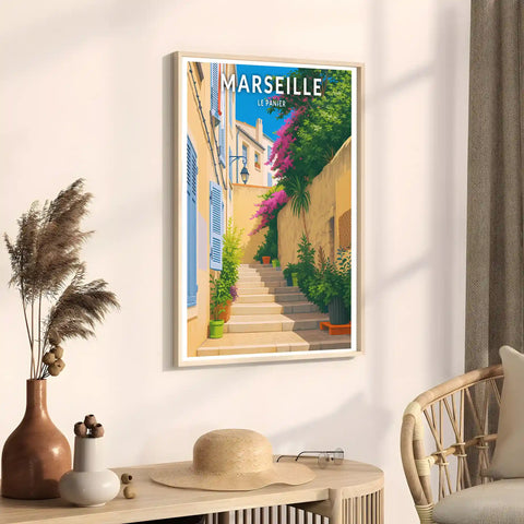 Affiche - Marseille - Le Panier