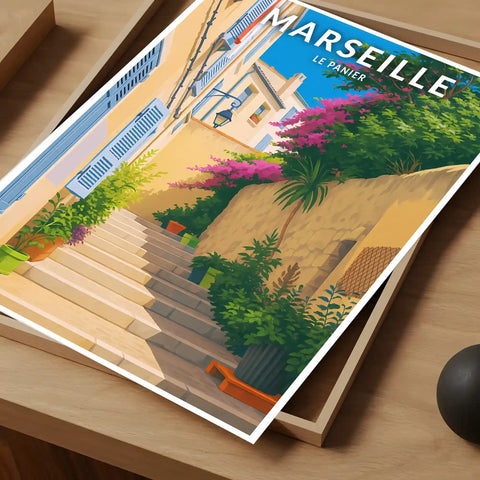 Affiche - Marseille - Le Panier