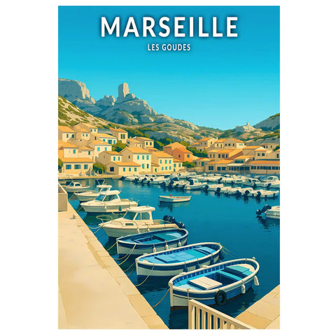 Affiche - Marseille - Les Goudes