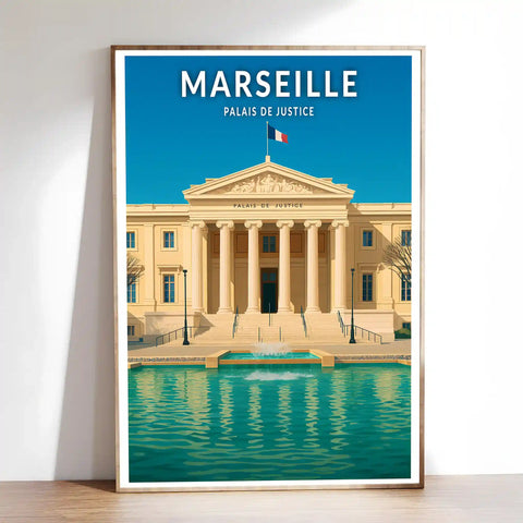 Affiche - Marseille - Palais de Justice