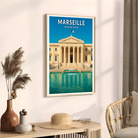 Affiche - Marseille - Palais de Justice