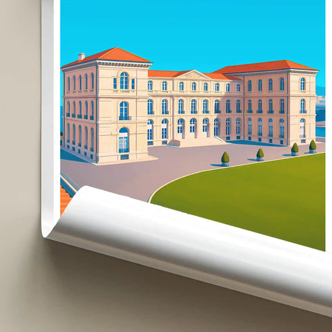 Affiche - Marseille - Palais du Pharo