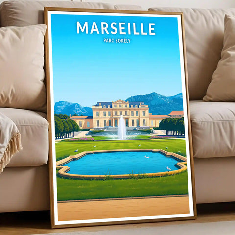 Affiche - Marseille - Parc Borély