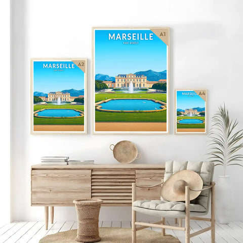 Affiche - Marseille - Parc Borély