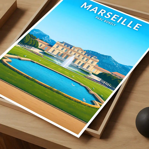 Affiche - Marseille - Parc Borély