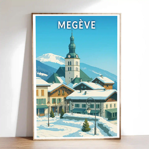 Affiche - Megève