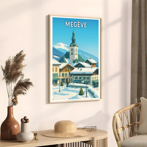 Affiche - Megève