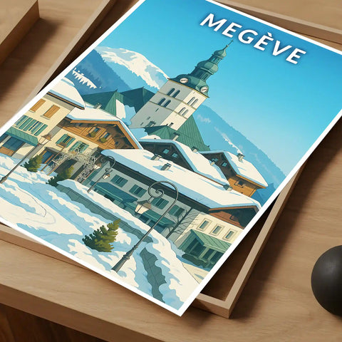 Affiche - Megève