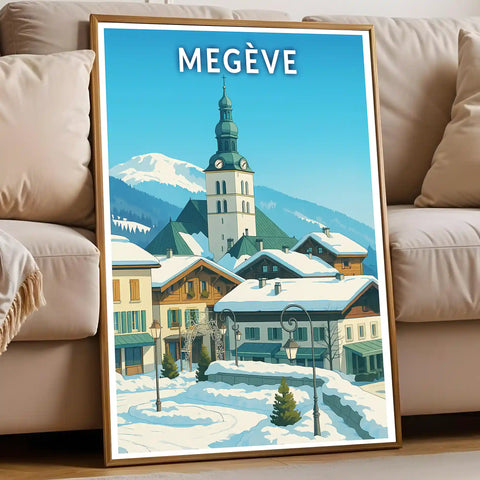 Affiche - Megève