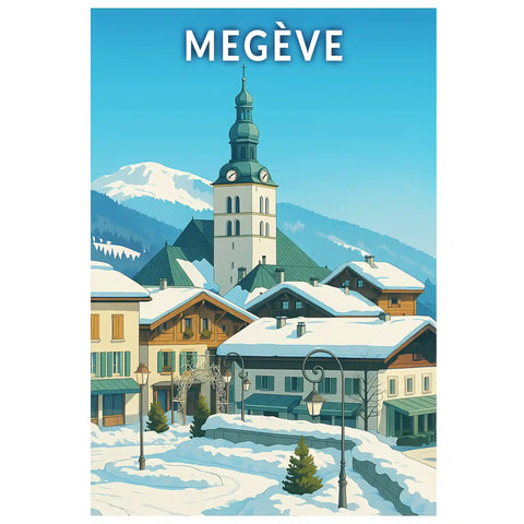Affiche - Megève