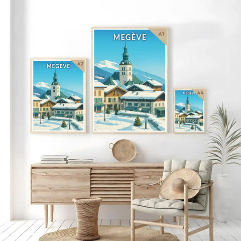 Affiche - Megève