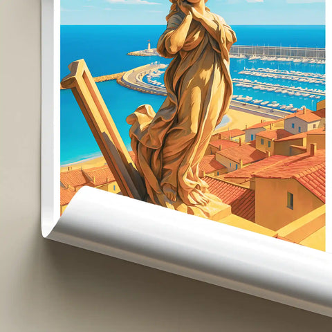 Affiche - Menton - Cimetière du Vieux-Château