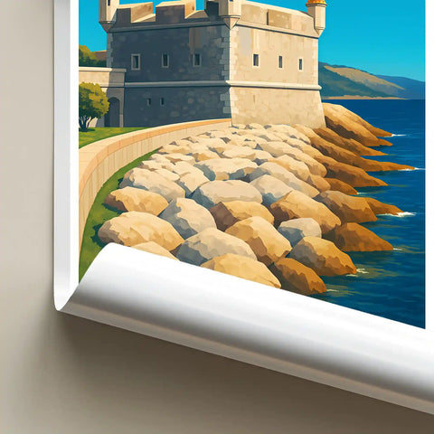 Affiche - Menton - Le Bastion