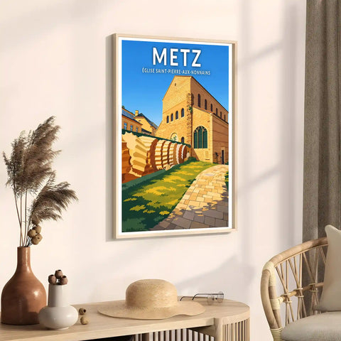Affiche - Metz - Église Saint-Pierre-aux-Nonnains