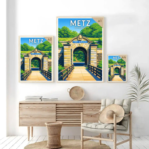 Affiche - Metz - Fort Queuleu