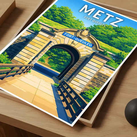 Affiche - Metz - Fort Queuleu