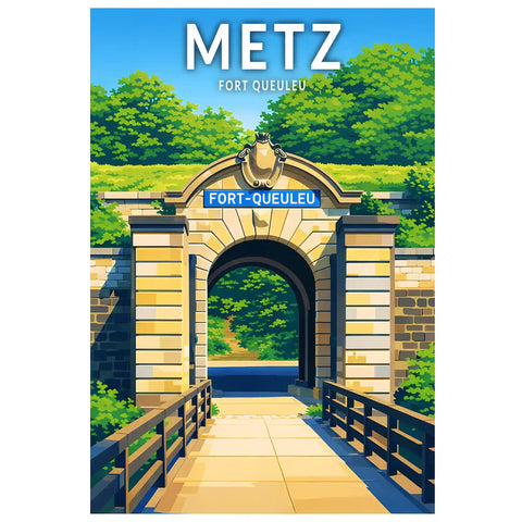 Affiche - Metz - Fort Queuleu