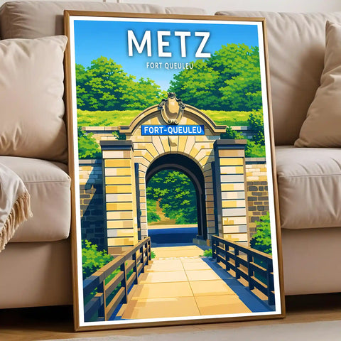 Affiche - Metz - Fort Queuleu