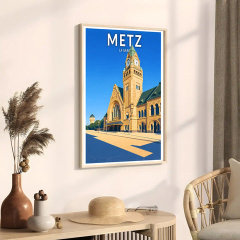 Affiche - Metz - La Gare
