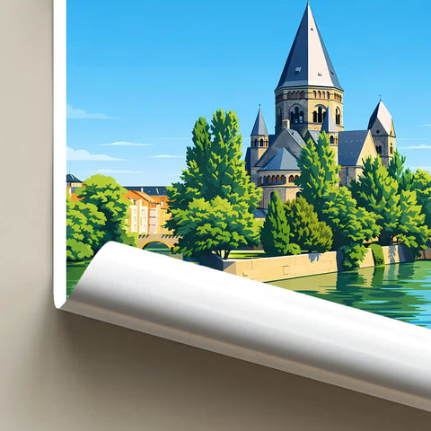 Affiche - Metz - La Moselle