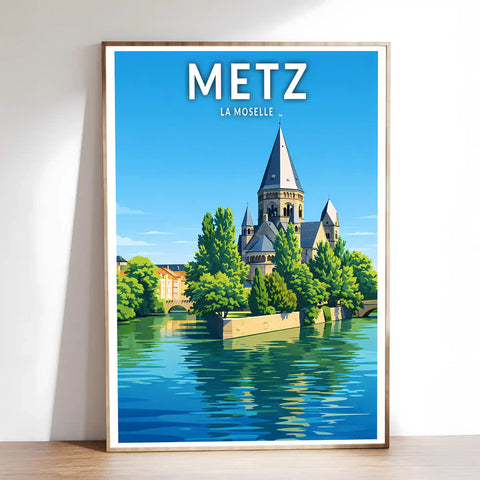 Affiche - Metz - La Moselle