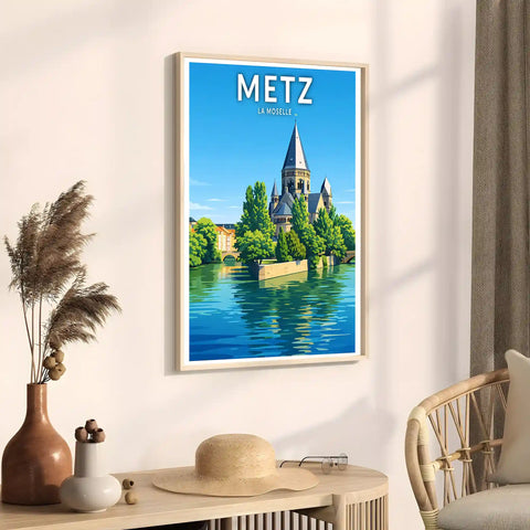 Affiche - Metz - La Moselle