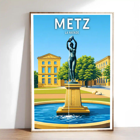 Affiche - Metz - La Naïade