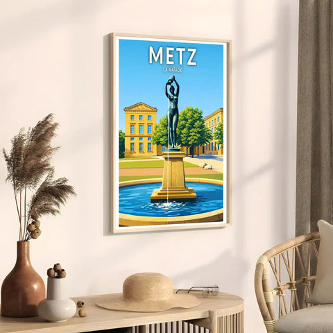 Affiche - Metz - La Naïade