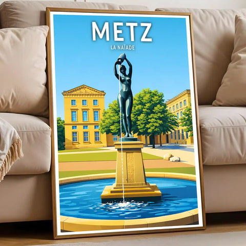 Affiche - Metz - La Naïade