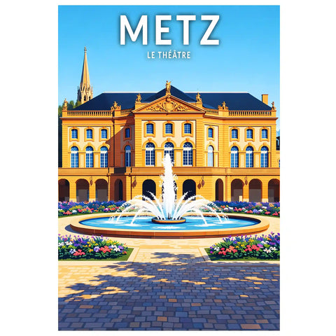 Affiche - Metz - Le Théâtre
