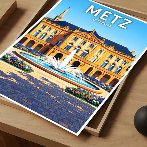 Affiche - Metz - Le Théâtre