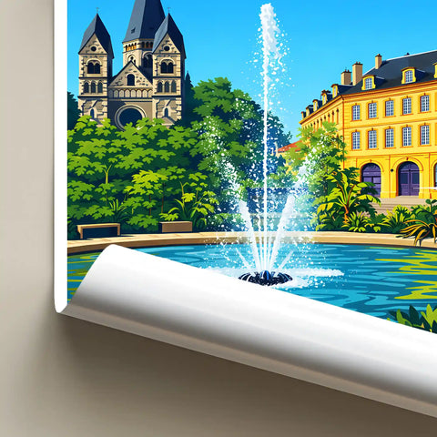 Affiche - Metz - Place de la Comédie