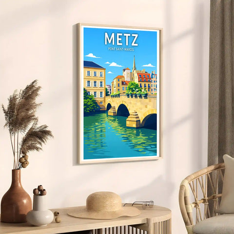 Affiche - Metz - Pont Saint-Marcel