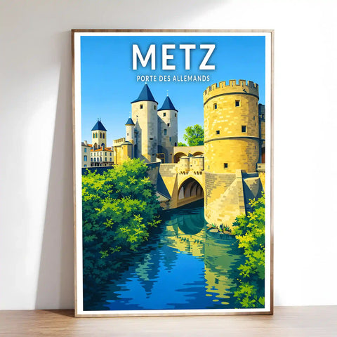 Affiche - Metz - Porte des Allemands
