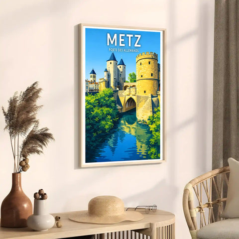 Affiche - Metz - Porte des Allemands