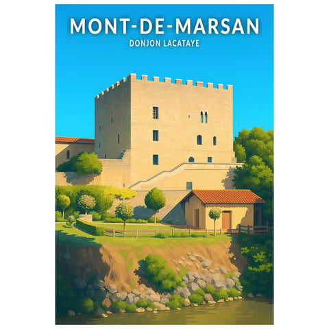 Affiche - Mont-de-Marsan - Donjon Lacataye