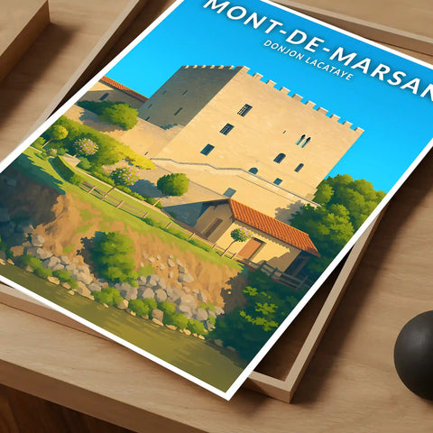 Affiche - Mont-de-Marsan - Donjon Lacataye