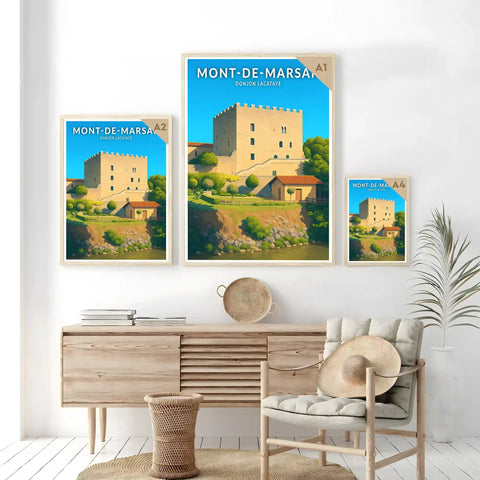 Affiche - Mont-de-Marsan - Donjon Lacataye