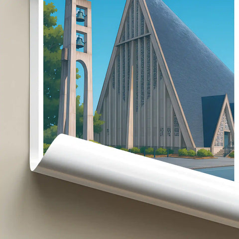 Affiche - Mont-de-Marsan - Église Saint-Vincent-de-Paul