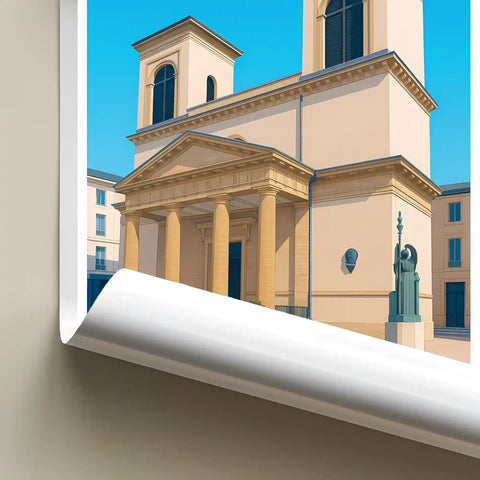 Affiche - Mont-de-Marsan - Église de la Madeleine