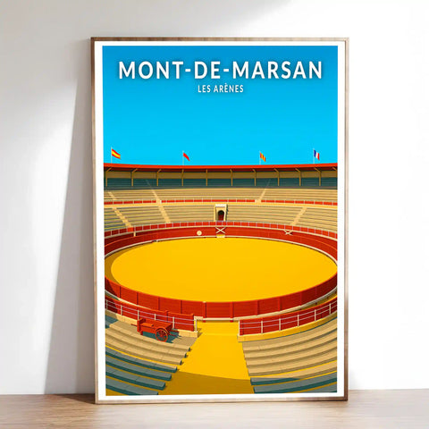 Affiche - Mont-de-Marsan - Les Arènes