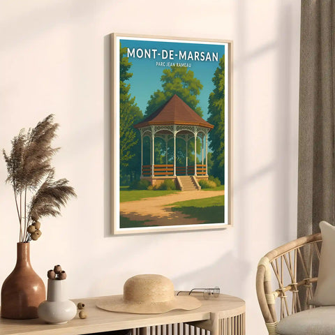 Affiche - Mont-de-Marsan - Parc Jean Rameau