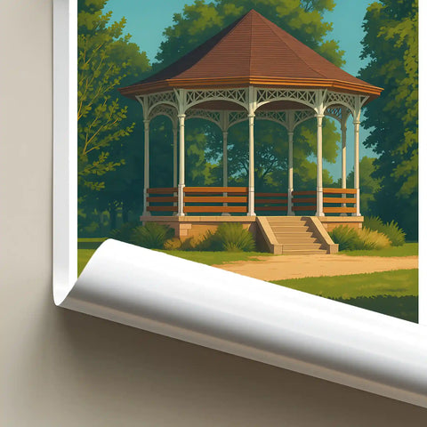 Affiche - Mont-de-Marsan - Parc Jean Rameau